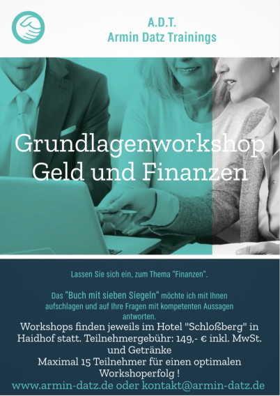 Grundlagenworkshop Geld und Finanzen